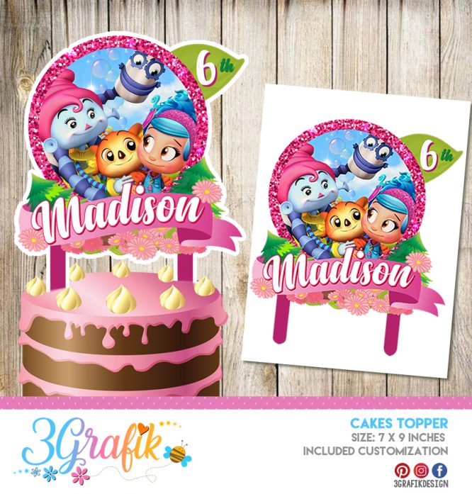 Luna Petunia – Cake Topper – Printable