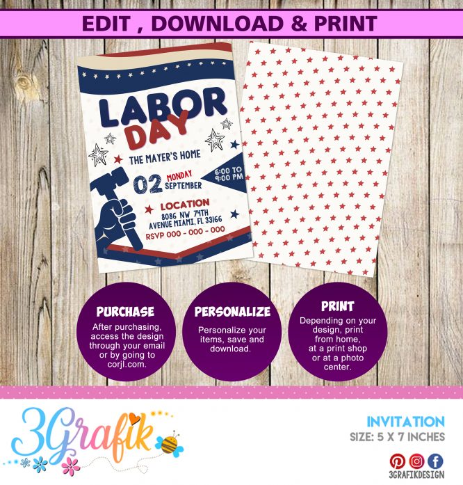 Labor Day Invitation