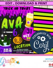 Potion Halloween Invitation