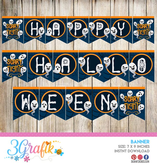 Halloween – Banner  – Printable