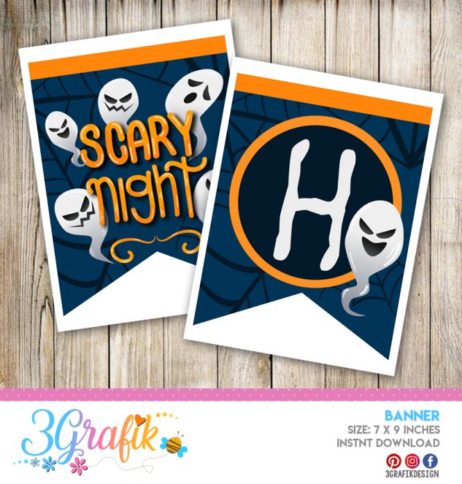 Halloween – Banner  – Printable