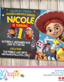 Toy Story 4 Invitation