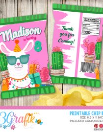 Chip Bag-Llama-Printable-Birthday-Party