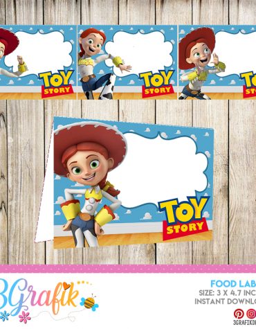 Toy Story 4 Food Tent Cards