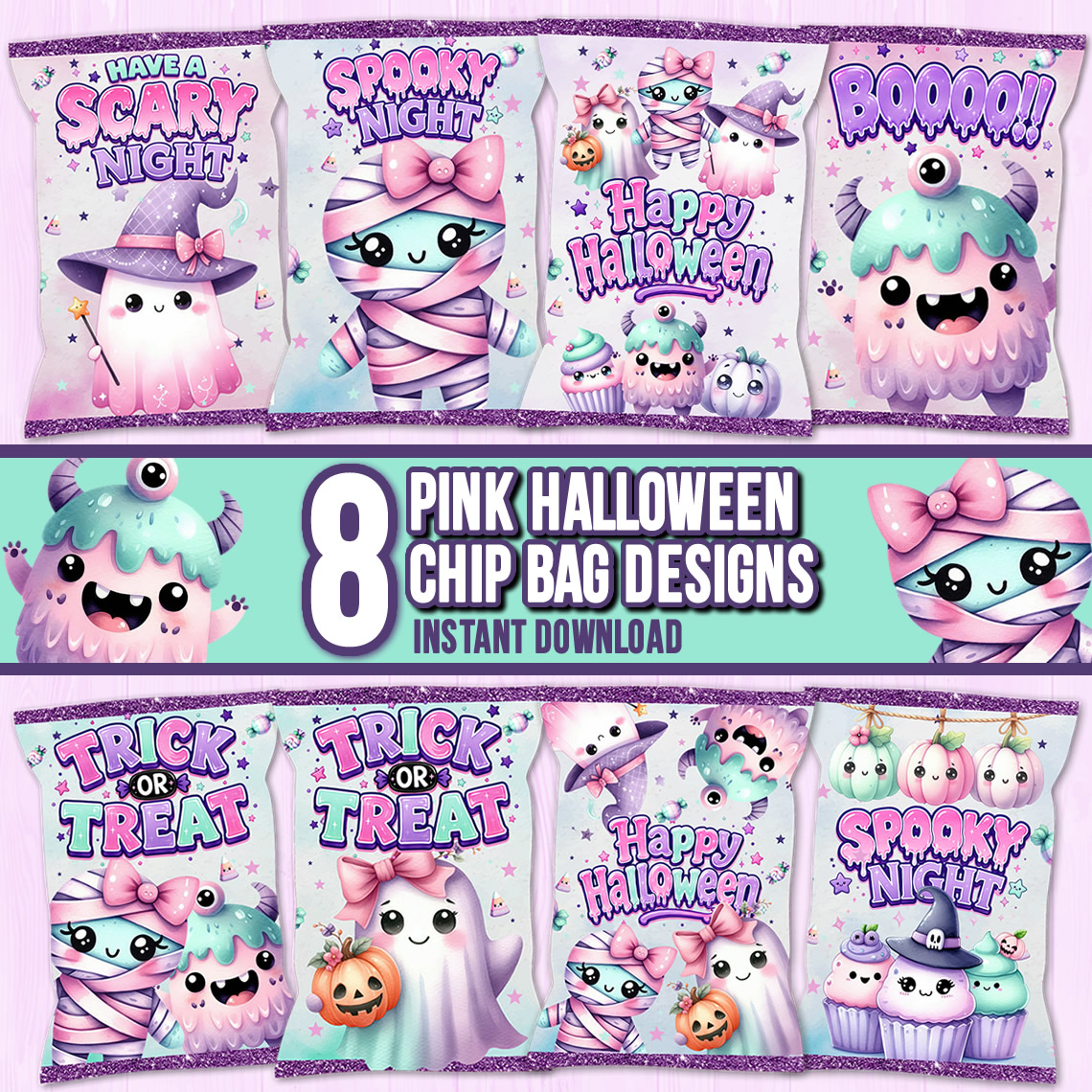 Halloween Chip Bag Printable