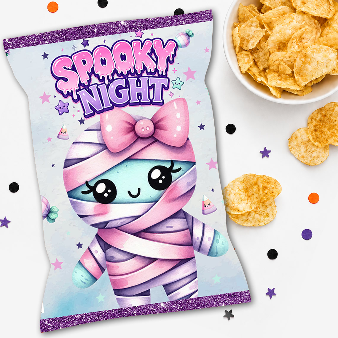 Halloween Chip Bag Printable