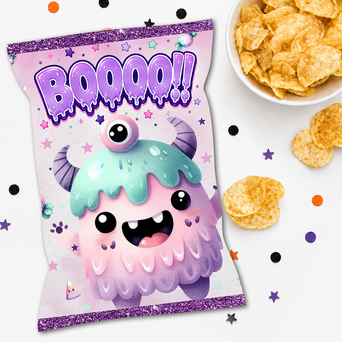 Halloween Chip Bag Printable