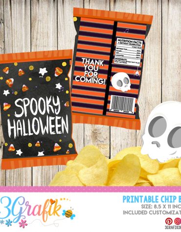 Spooky Halloween Chip Bags