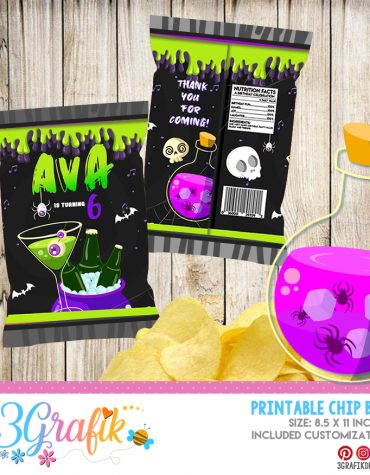 Potion Halloween Chip Bags