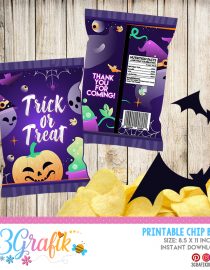 Trick or treat-Halloween-Chip Bags