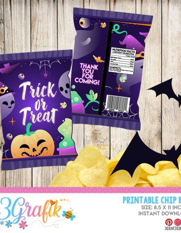 Trick or treat-Halloween-Chip Bags