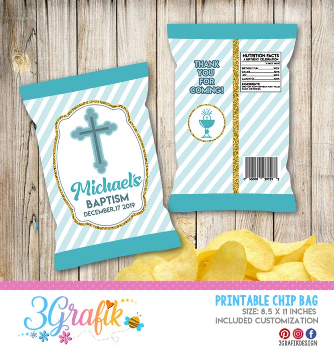 Baptism Chip Bag