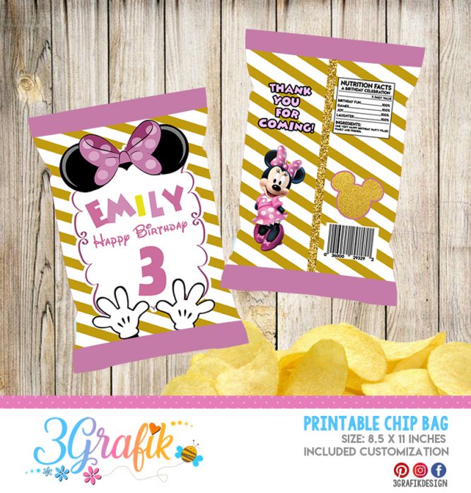 Minnie Mouse Chip Bag