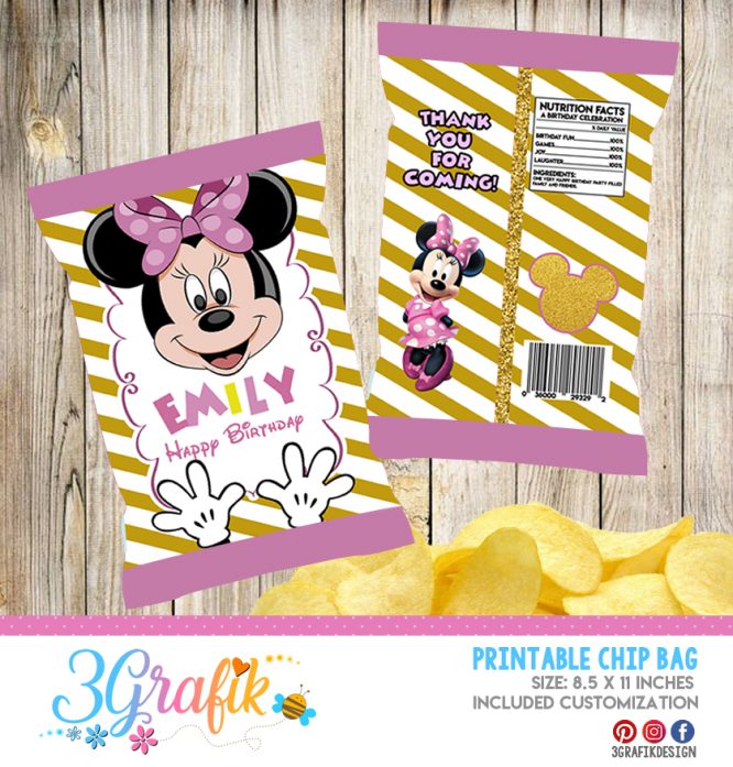 Minnie Mouse Chip Bag