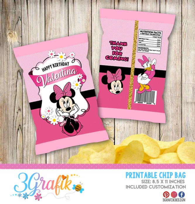 Minnie Mouse Chip Bag