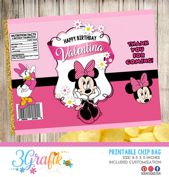 Minnie Mouse Chip Bag