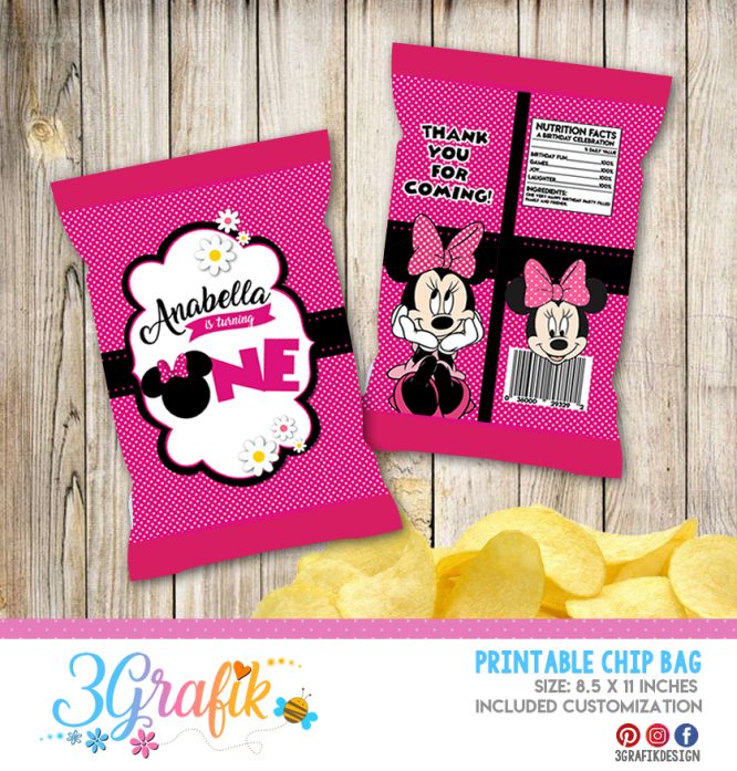 Minnie Mouse Chip Bag