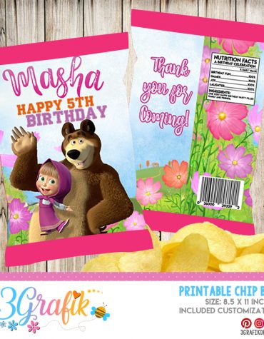 Chip-bag-Masha-and-the-Bear-Printable