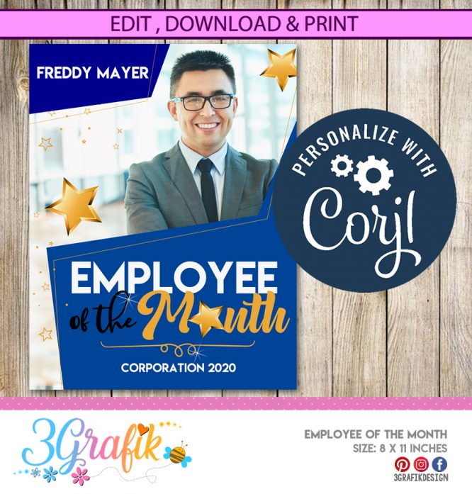 Employee of the Month Printable