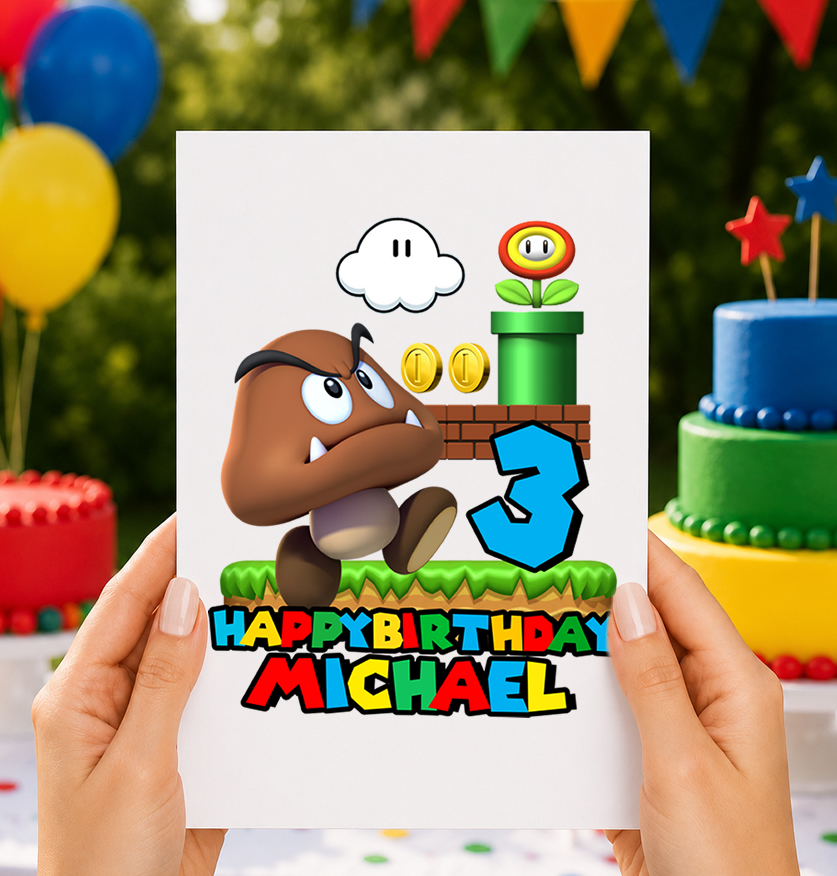 Mario Bros Cake Topper