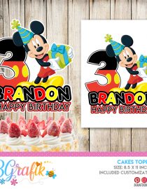 Mickey Mouse Cake Topper