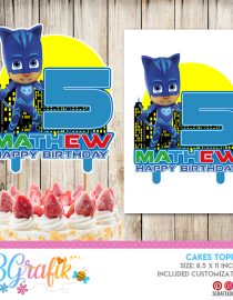 Pj Mask Cake Topper printable