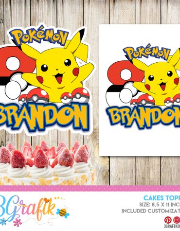 Pokemon Cake Topper