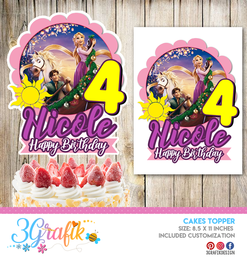 Rapunzel Cake Topper Rapunzel Birthday Cake Topper Rapunzel Cake Topper Rapunzel Birthday Cake Topper
