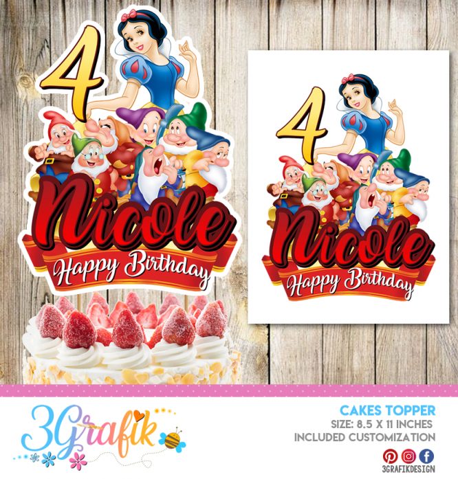 Snow White Cake Topper