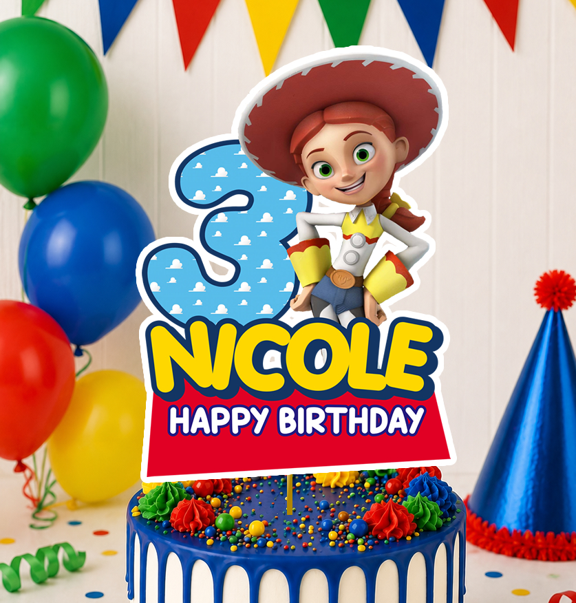 Toy Story Birthday Cake Topper