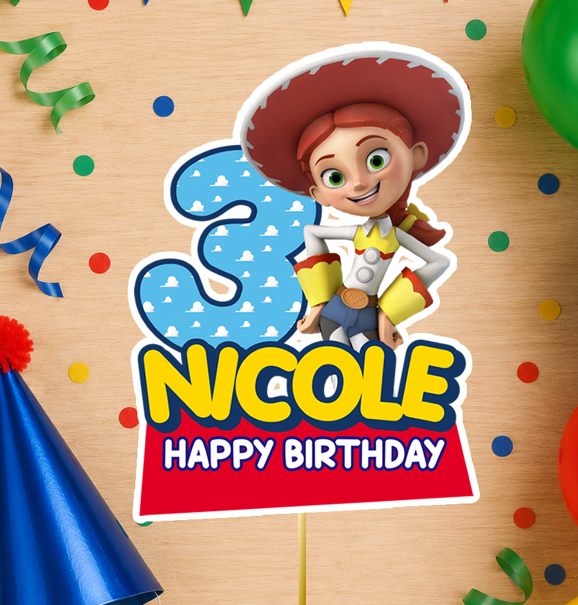 Toy Story Birthday Cake Topper