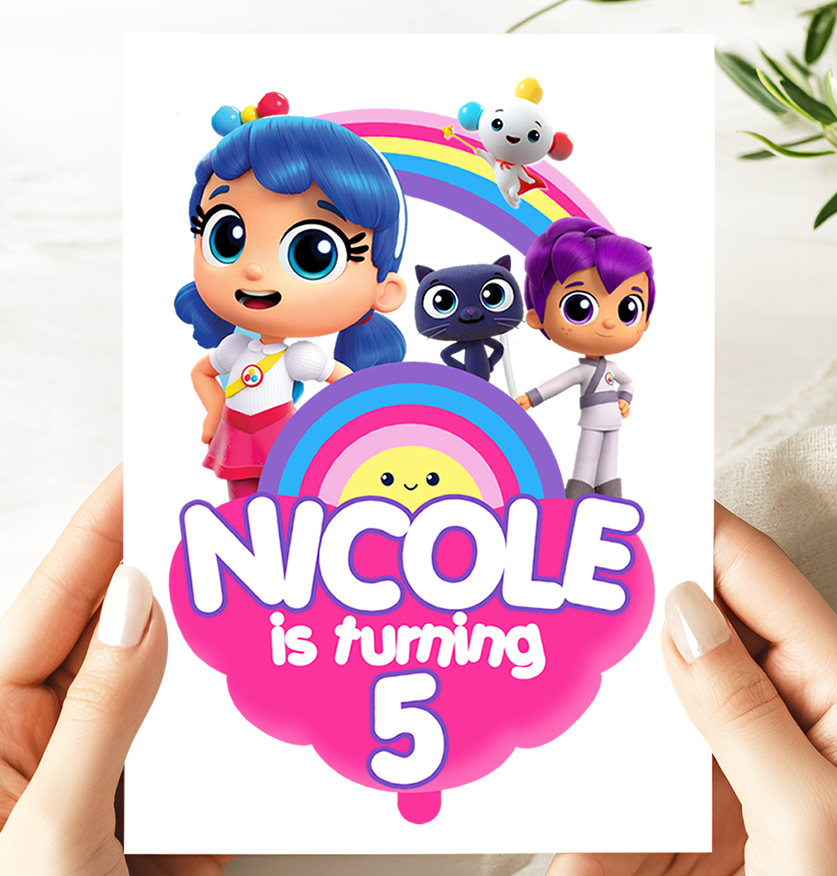True and the Rainbow Kingdom Cake Topper