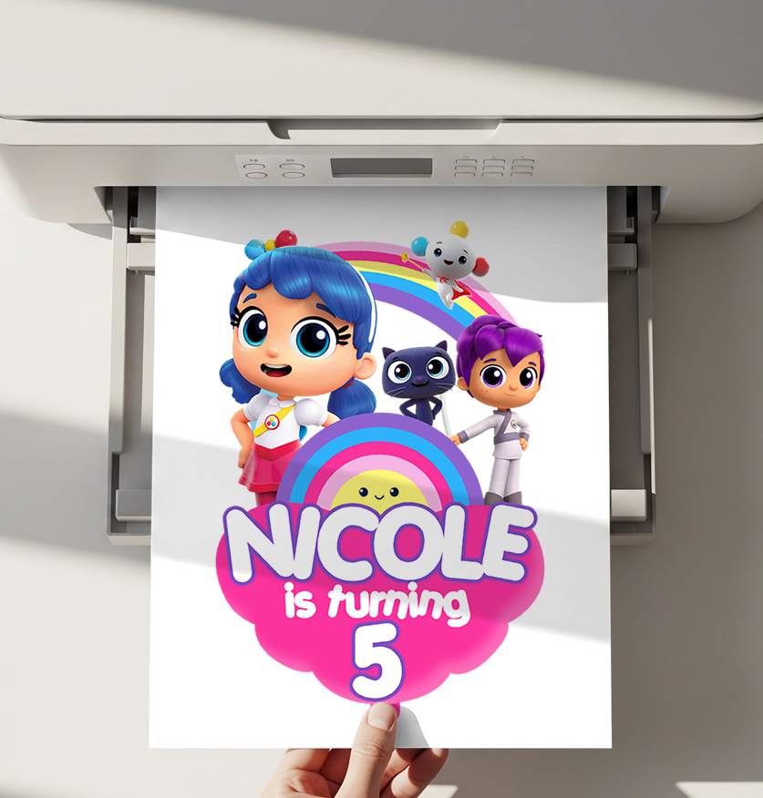 True and the Rainbow Kingdom Cake Topper