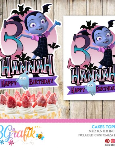 Vampirina Cake Topper