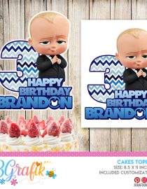 Boss Baby cake topper