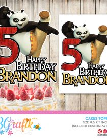 kung fu panda Cake topper