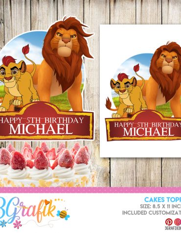 The Lion Guard Cake Topper