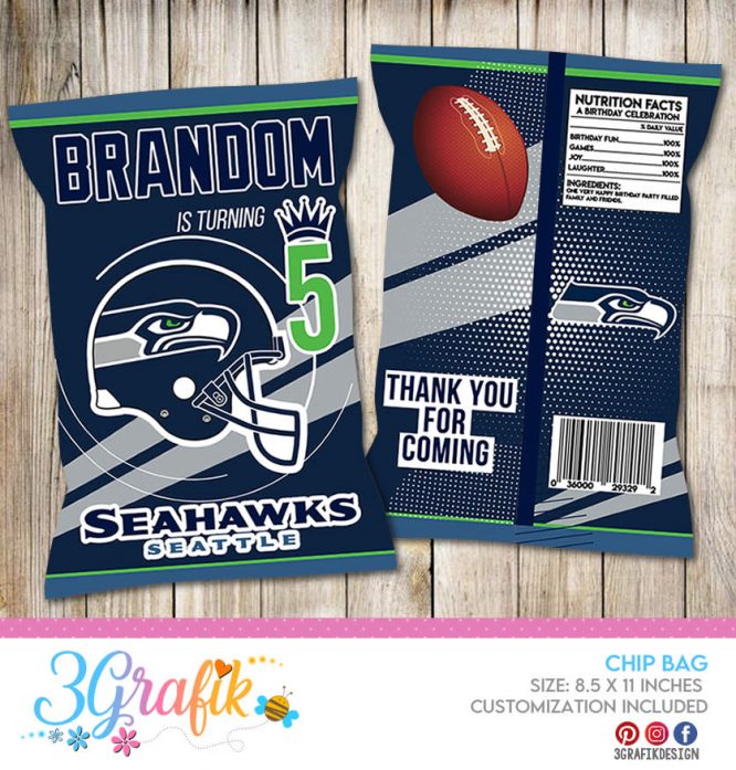 Seattle Seahawks Chip bag