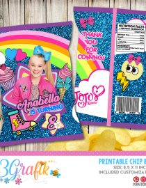 Jojo Siwa Chip Bags Digital