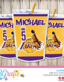 Lakers Caprisun labels