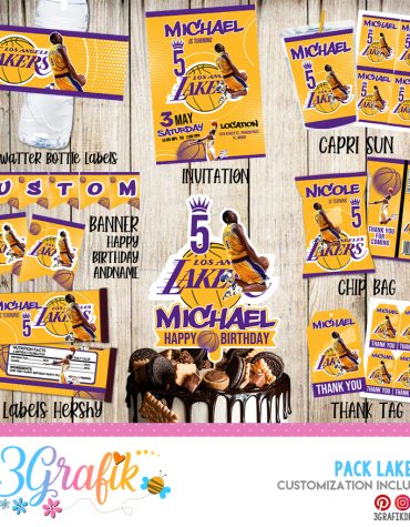 Party Lakers Pack Printable