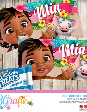 Moana Rice Krispie Treats digital