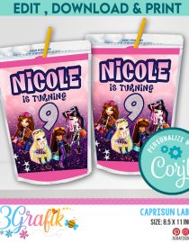 Bratz Caprisun Labels