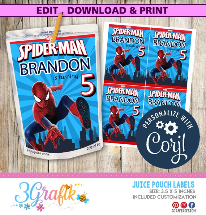 Spiderman Caprisun