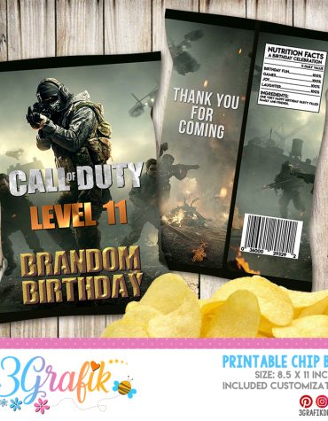 Call of Duty Chip Bag