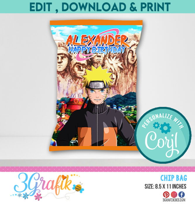 Naruto Chip Bag