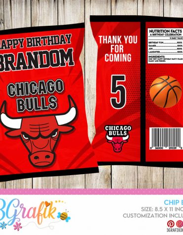 Chicago Bulls Chip Bag