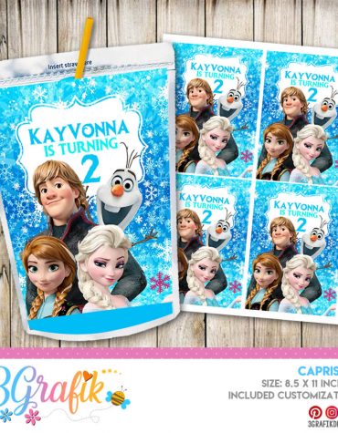 Frozen Caprisun labels