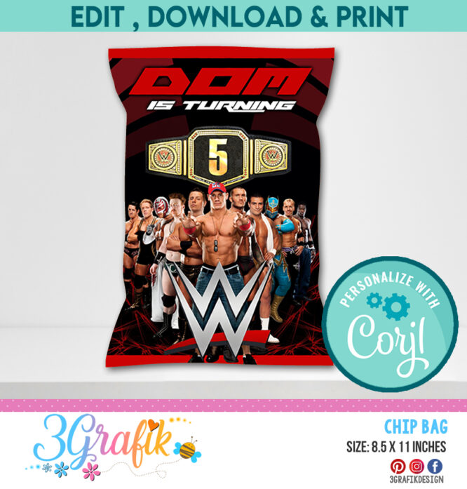 Wrestlemania Chip Bag