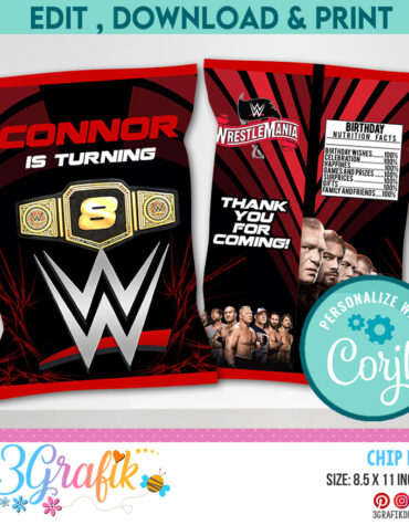 Wrestlemania Chip Bag